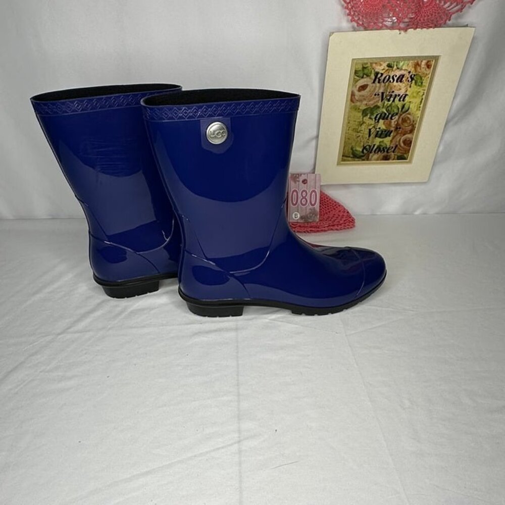 Ugg Women's Sienna Waterproof Royal Blue Rain Boots Size 11 - Picture 5 of 14